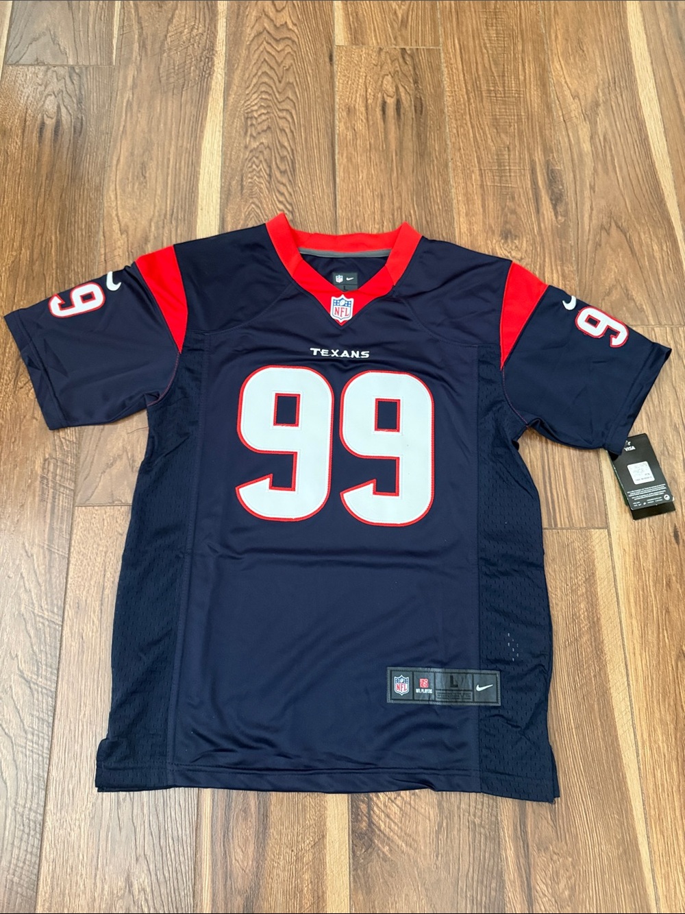 Nike Houston Texans #99 Youth Jersey in Navy and Red